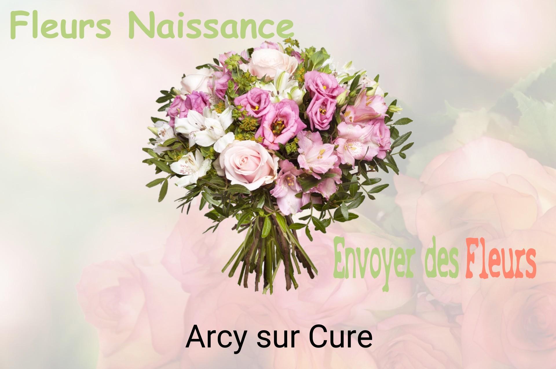Bouquet de fleurs de naissance livré à Arcy-sur-Cure